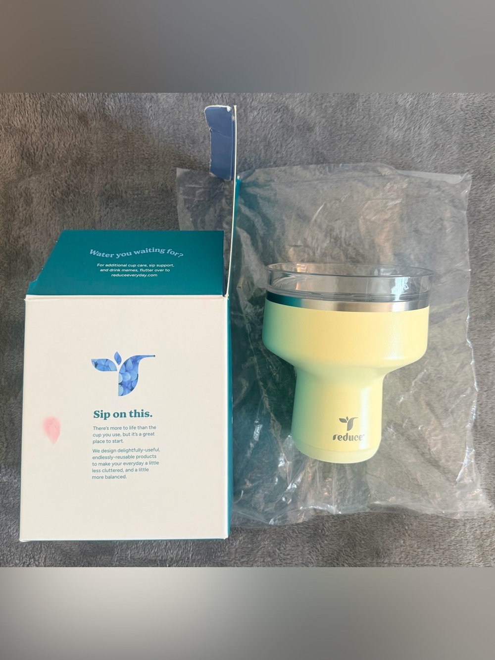 Reduce - Saltini 16 oz Cocktail Tumbler - Lemon Luau - Brand New in Box